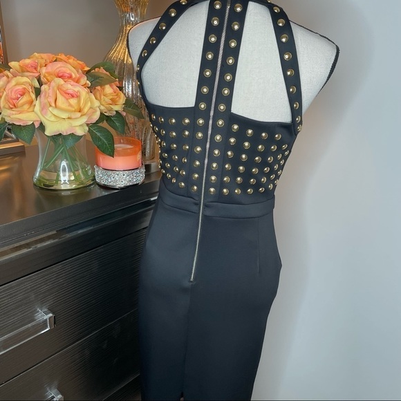 Marciano Top Studded Bodycon Dress Size M - Picture 4 of 9
